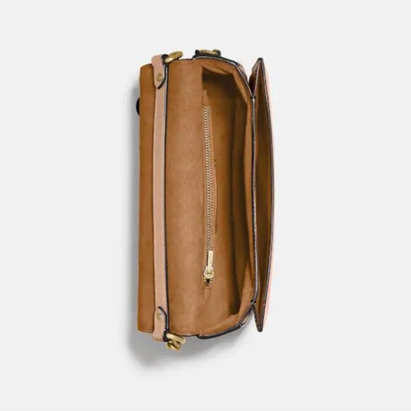 Coach Hutton Shoulder Bag In Colorblock - Picture 16 of 16